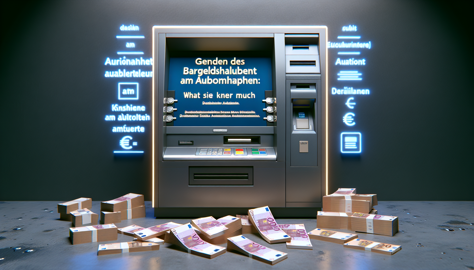 Grenzen des Bargeldabhebens am Automaten: Was Sie wissen müssen