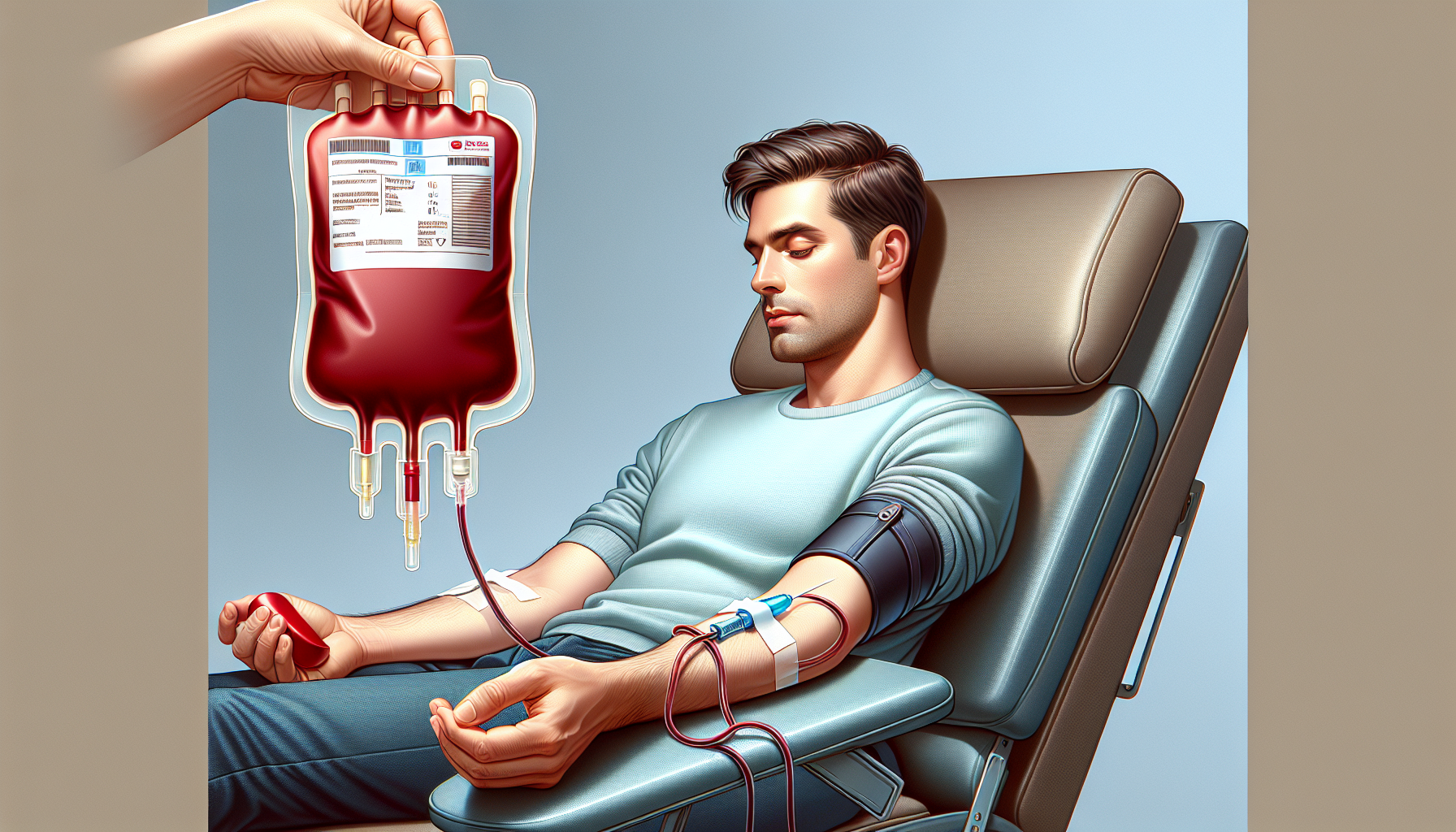Wie viel Blut spendet man bei einer Blutspende?